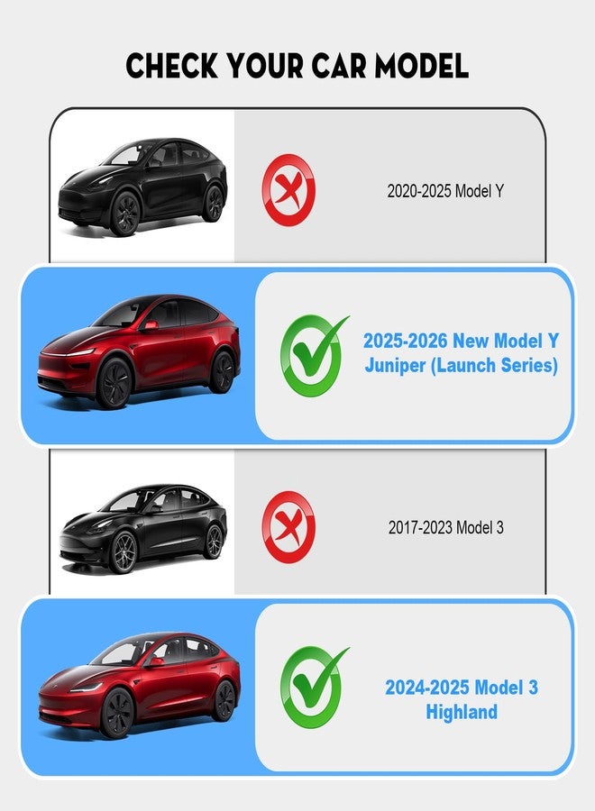 KUNIST Under Screen Storage Organizer for 2026 New Model Y Juniper,[Retractable & Tool-Free] Under Screen Storage Box with Behind Screen Tissue Holder Compatible with Tesla 2025-2026 Model Y Juniper - Image 2